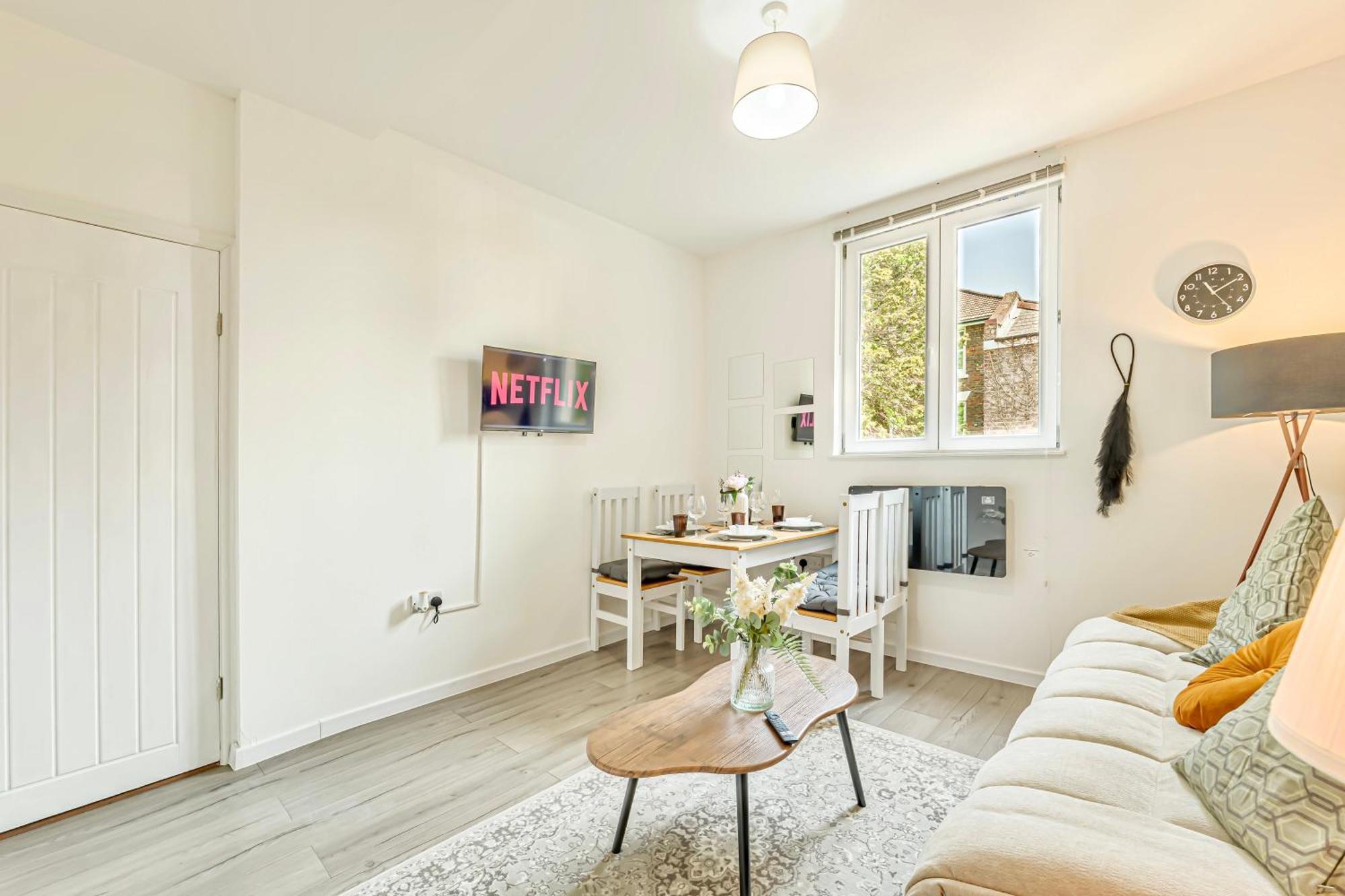 Appartement Large One Bedroom Southsea Sleeps 3 - Free Parking Portsmouth